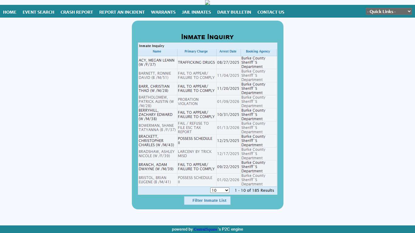 Morganton Department Public Safety P2C